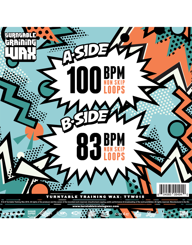 Turntable Training Wax Ritchie Ruftone Practice Yo! Cuts Vol. 7 ::: 7" SKY BLUE Scratch Record