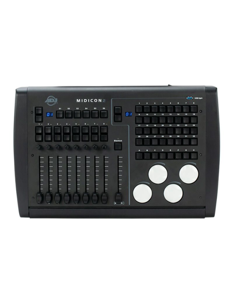 ADJ ADJ MIDICON-2 Professional USB Powered Midi Software Compatible Controller