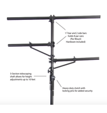 On-Stage On-Stage Lighting Stand with Side Bars LS7720BLT