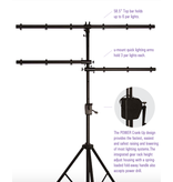 On-Stage On-Stage Power Crank-Up Lighting Stand (LS7805QIK)