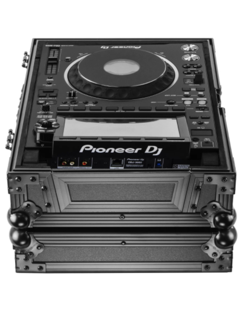 Odyssey CDJ-3000 Flight Case with Removable Back Panel Black/Black (FZ3000BL)