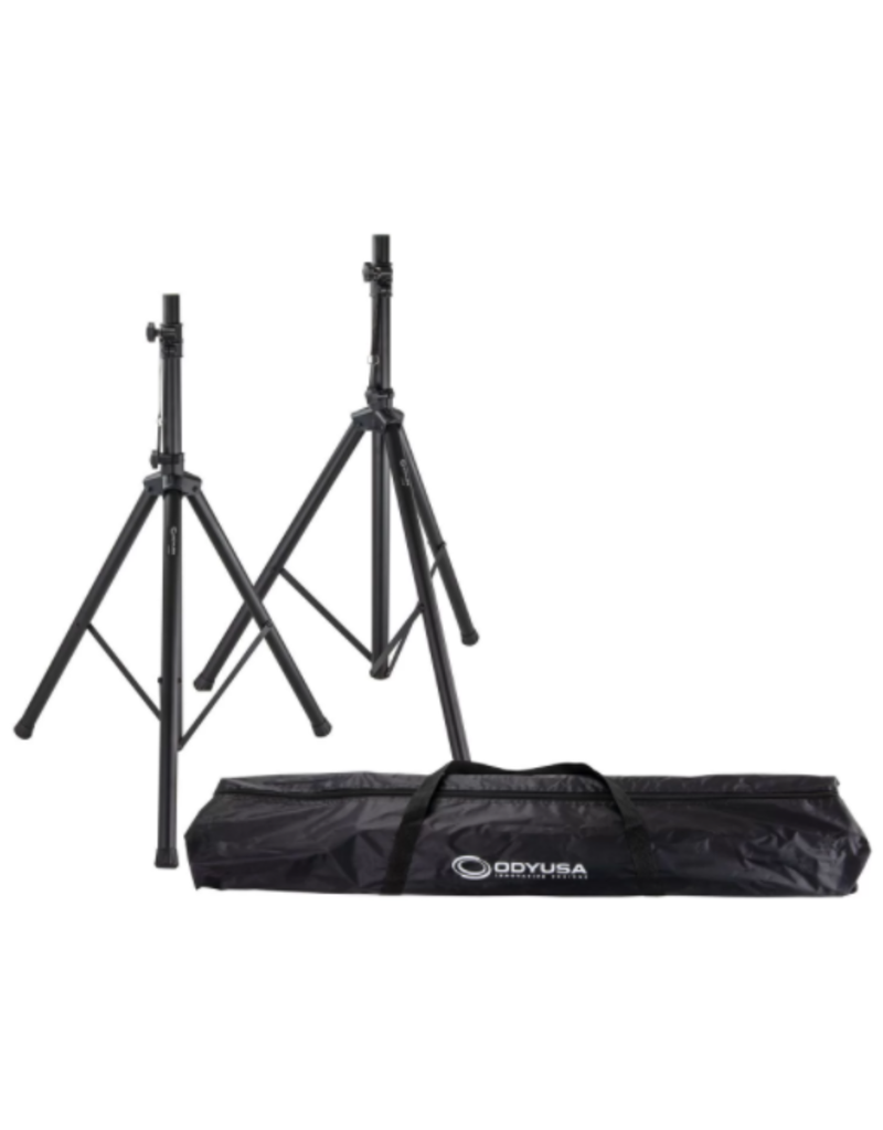 Odyssey LTS2X2B - Speaker Stand Pair with Carrying Bag