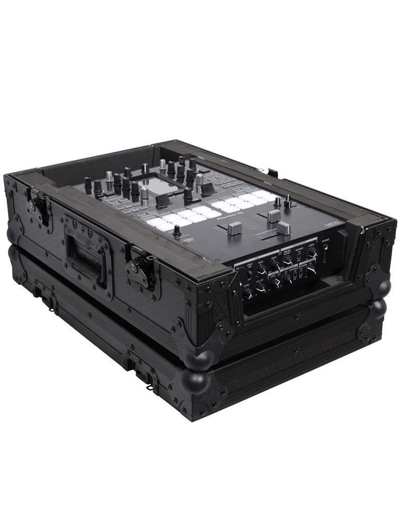 ProX ProX Universal Flight Case for 11" DJ Mixers fits DJM S11 / Rane 70 / 72 MK2 - Black/Black  (XS-M11BL)