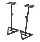 ProX ProX (X-MS12) Monitor Speaker Platform Stands with Rubberized Platform and Wide Base - PAIR