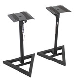 ProX ProX Monitor Speaker Platform Stands with Rubberized Platform and Wide Base - PAIR (X-MS12)