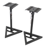 ProX ProX Monitor Speaker Platform Stands with Rubberized Platform and Wide Base - PAIR (X-MS12)