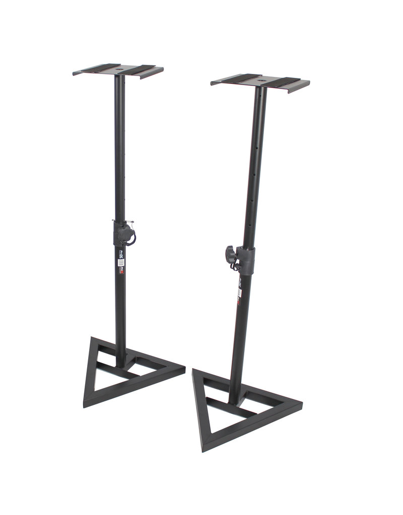 ProX ProX (X-MS12) Monitor Speaker Platform Stands with Rubberized Platform and Wide Base - PAIR