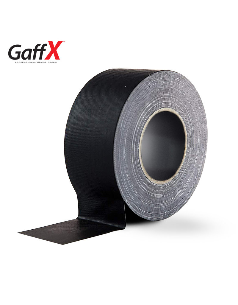 ProX ProX 3" Matte Black GaffX Gaffers Tape - 60 Yard Roll  (XGF-360BLK)