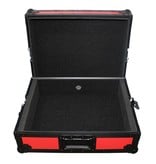 ProX ProX Universal Turntable Flight Case with Foam Kit - Red/Black  (T-TTRB)