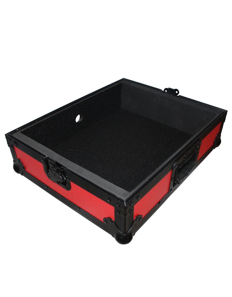 ProX ProX Universal Turntable Flight Case with Foam Kit - Red/Black  (T-TTRB)