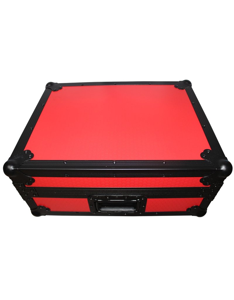 ProX ProX Universal Turntable Flight Case with Foam Kit - Red/Black  (T-TTRB)
