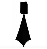 On-Stage On-Stage Speaker/Lighting Stand Skirt Black or White