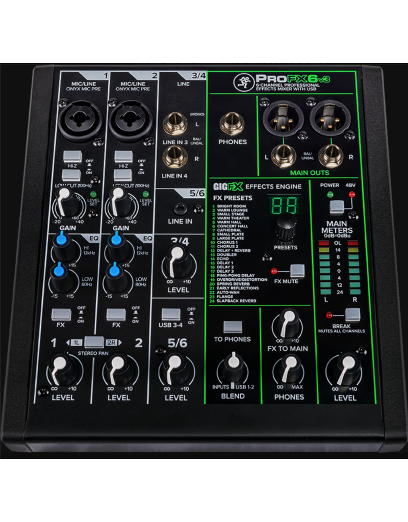 Mackie Mackie ProFX16v3 16-channel Mixer with USB and Effects
