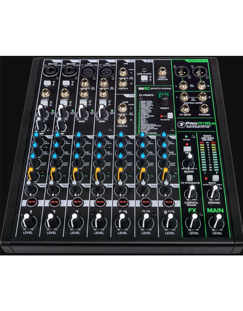 Mackie Mackie ProFX10v3 10-Channel Effects Mixer with USB