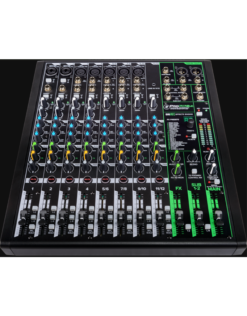 Mackie Mackie ProFX12v3 12-Channel Effects Mixer with USB and Compressors