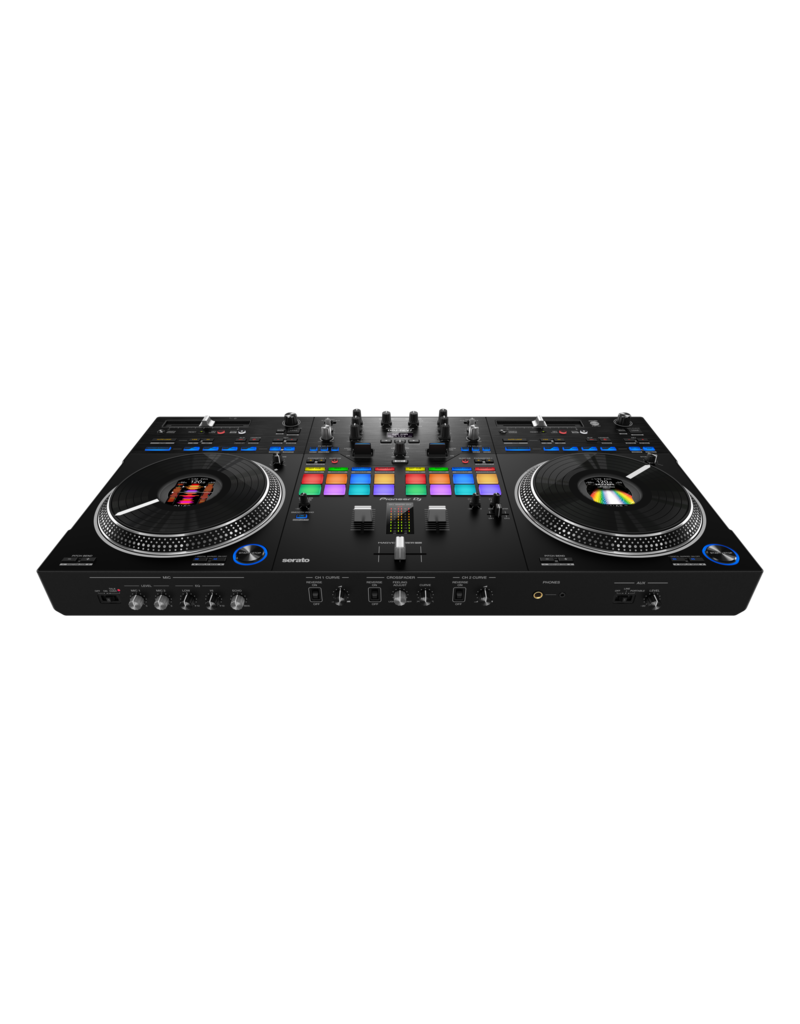 DDJ-REV7: Scratch-style 2-channel DJ Controller with motorized jog wheels and on jog display for Serato DJ Pro - PIONEER DJ