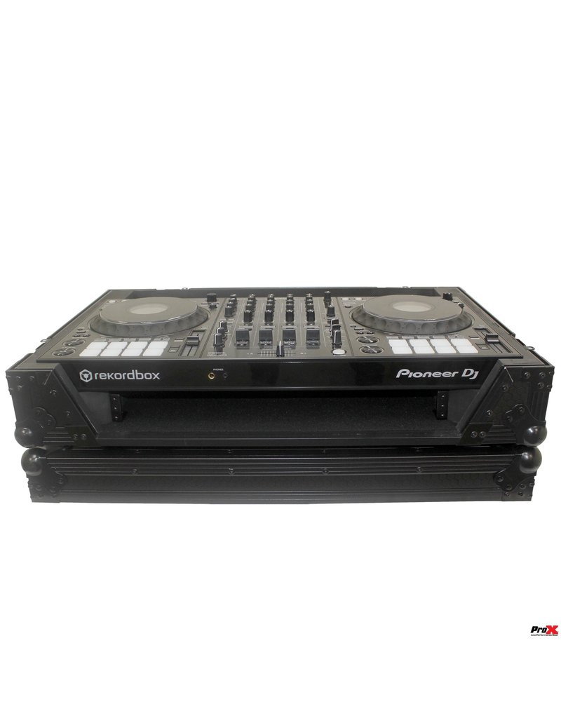 ProX ProX ATA Flight Case for DDJ-1000, FLX6, SX3 DJ Controllers with 1U Rack Space + Wheels - Black XS-DDJ1000 WBL MK2