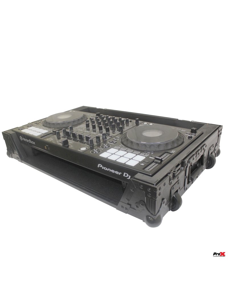 ProX ProX ATA Flight Case for DDJ-1000, FLX6, SX3 DJ Controllers with 1U Rack Space + Wheels - Black XS-DDJ1000 WBL MK2