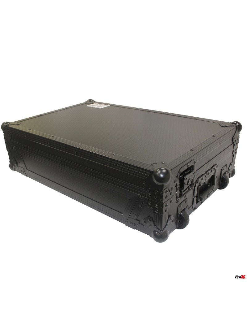 ProX ProX ATA Flight Case for DDJ-1000, FLX6, SX3 DJ Controllers with 1U Rack Space + Wheels - Black XS-DDJ1000 WBL MK2