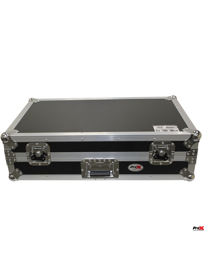 ProX ProX Flight Case For Pioneer DDJ-1000/SRT, DDJ-SX3, and DDJ-FLX6 Controllers with LED, Sliding Laptop Shelf & Wheels
