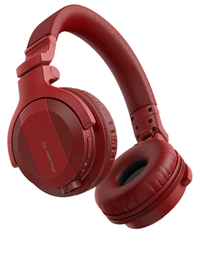 HDJ-CUE1BT-R Red Customizable DJ Headphones with Bluetooth
