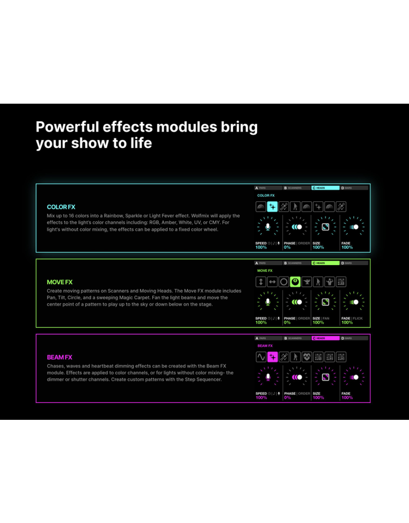 ADJ ADJ WMX1 Standalone Lighting Control System Powered by Wolfmix