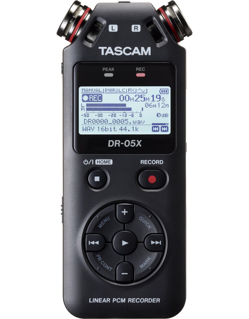 Tascam DR-05X Stereo Handheld Digital Audio Recorder and USB Audio ...