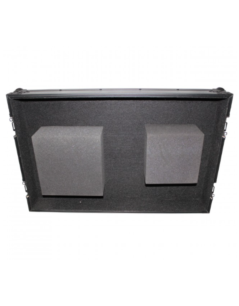 ProX ProX Universal Flight Case for One Turntable & a 10" or 12" Mixer - Black on Black