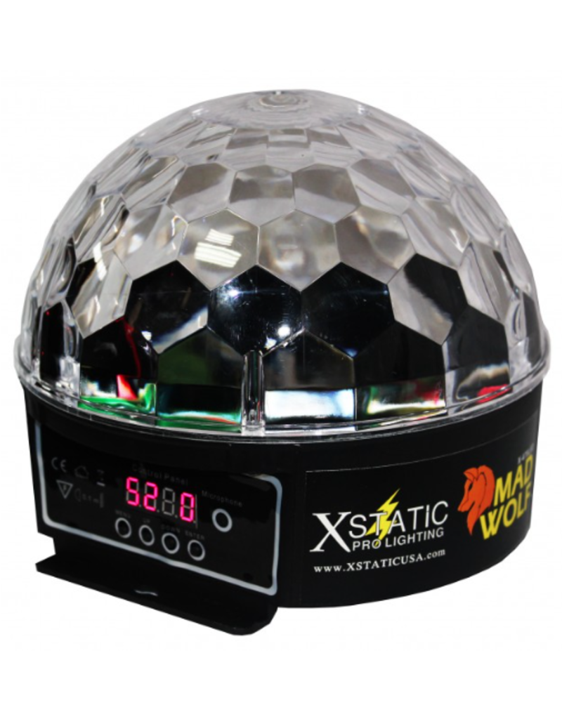 ProX Xstatic Pro Lighting MADWOLF 6 x 3 Watt Tri 3-in1 Ultrabright RGB LEDs (X-478LED MADWOLF)