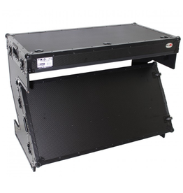 ProX ProX DJ Z-Table Workstation Portable Flight Case Table w/ Handles + Wheels Black/Black (XS-ZTABLEBL MK2)