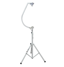 ProX ProX (X-MB20STAND) White 20" Mirror Ball Free-Standing Hook with 1 RPM Motor