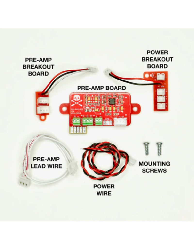 Jesse Dean Jesse Dean JDDPTA-PCB Tone Arm Kit - White