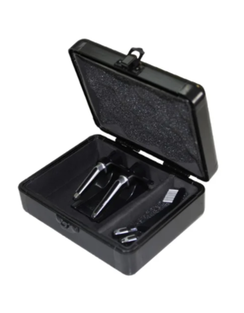 Odyssey KCC2PR2BL - KROM Series PRO2 Case for Two Turntable Needle Cartridges Black