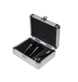 Odyssey KROM Series PRO2 Case for Two Turntable Needle Cartridges Silver/Silver (KCC2PR2SL)