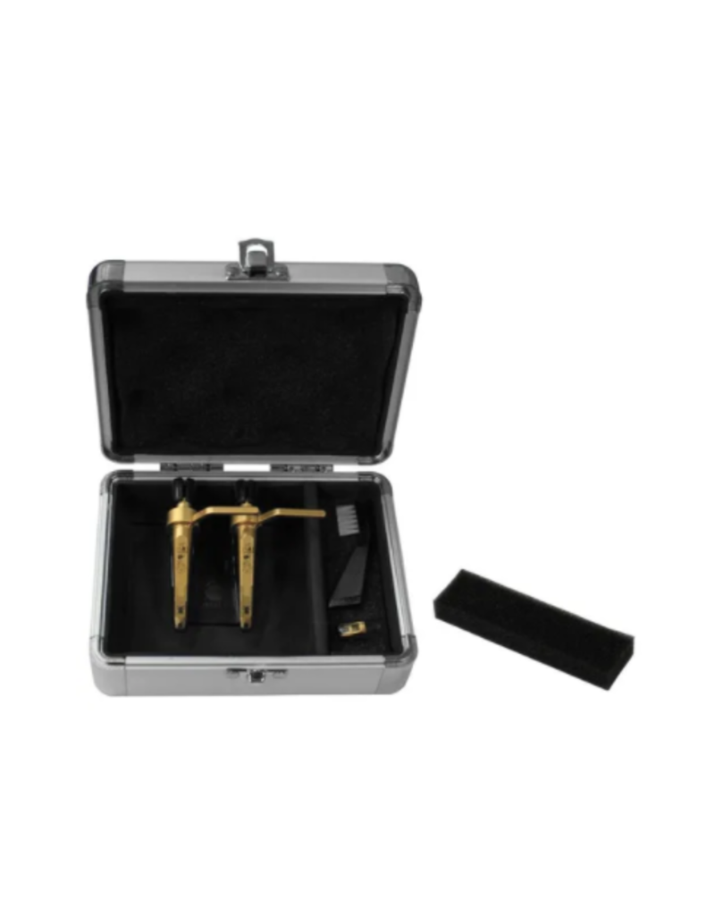 Odyssey KROM Series PRO2 Case for Two Turntable Needle Cartridges Silver Diamond (KCC2PR2SD)