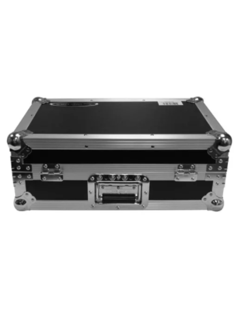 Odyssey FZ10MIXXD - Flight Zone Universal 10″ DJ Mixer Flight Case Silver Hardware Extra Deep for Cords