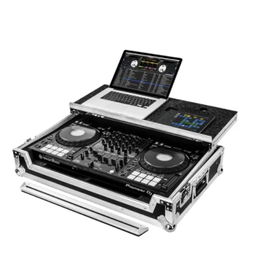 Odyssey Flight Case for DDJ-1000/SRT No Rack Space Black/Silver (FZGSDDJ1000W)