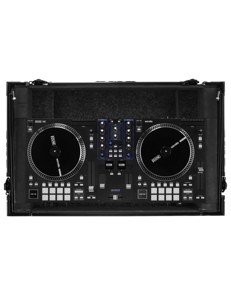 Rane One Flight Case in Black with Patented Glide Platform FZGSRANEONEWBL