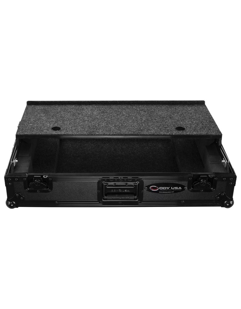 Rane One Flight Case in Black with Patented Glide Platform FZGSRANEONEWBL