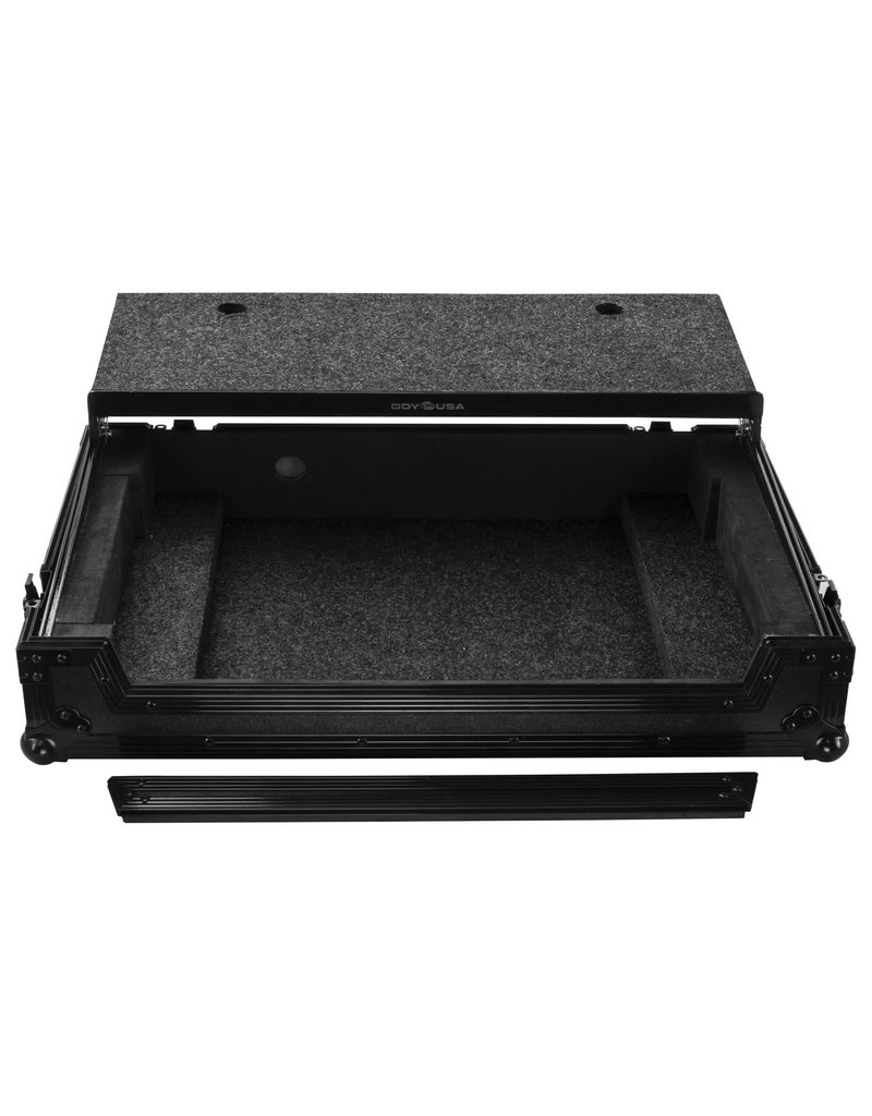 Rane One Flight Case in Black with Patented Glide Platform FZGSRANEONEWBL