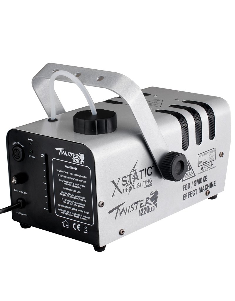 ProX ProX  (X-T1220 LED) TWISTER Fog Machine 1220 Watt Water Based w RGBA LED
