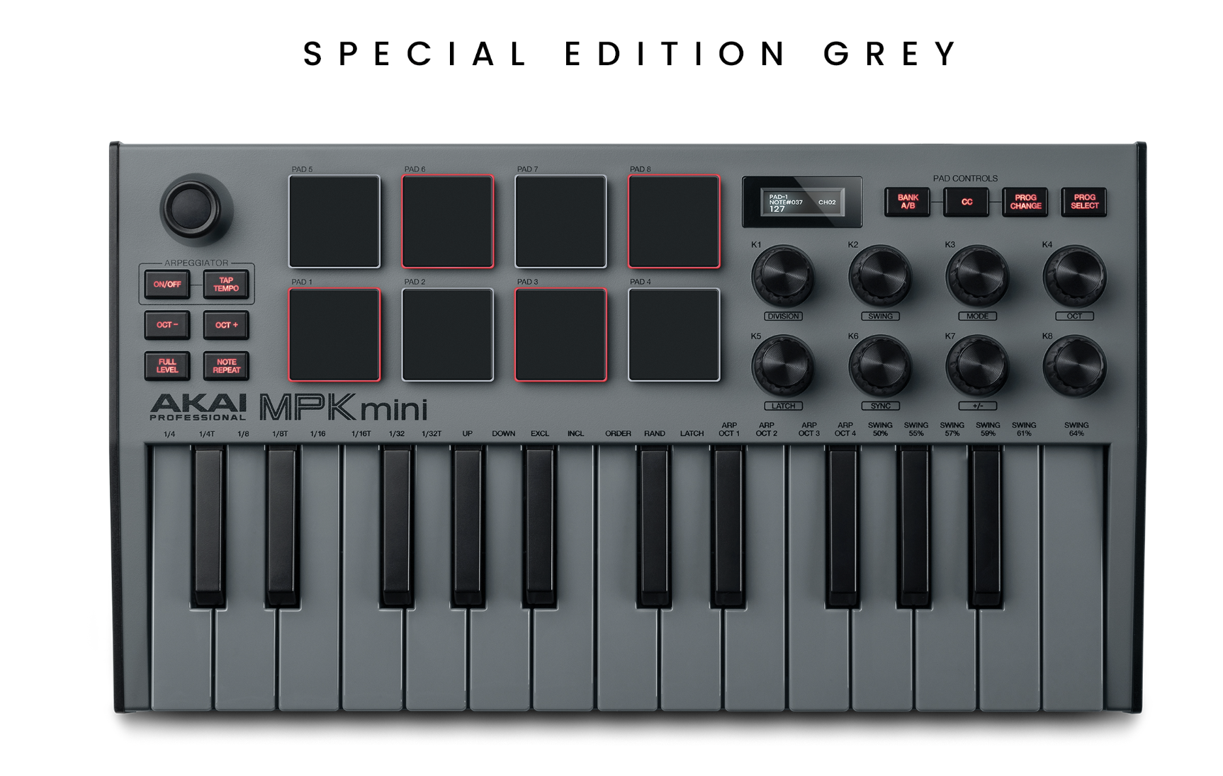 Teclado Midi 25 Teclas Akai MPK Mini MK3 Black - Multison