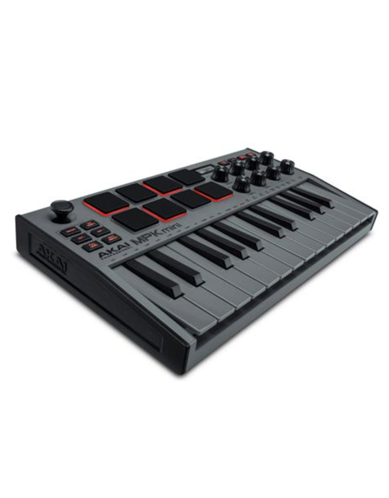 Akai MPK Mini MK3 25-Key USB Keyboard Pad Controller Black w Software &  Case