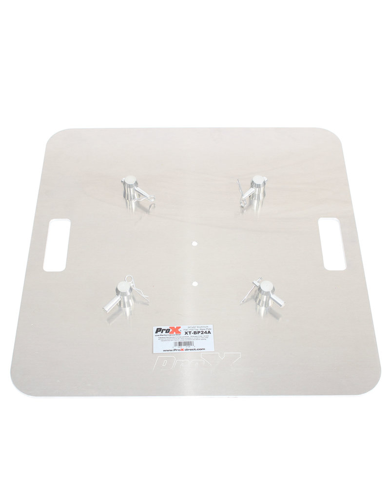 ProX ProX 24 In. x 24 In. 6mm Aluminum Base Plate for F34 and F33 Trussing Fits Most Manufacturers W-Conical Connectors (XT-BP24A)