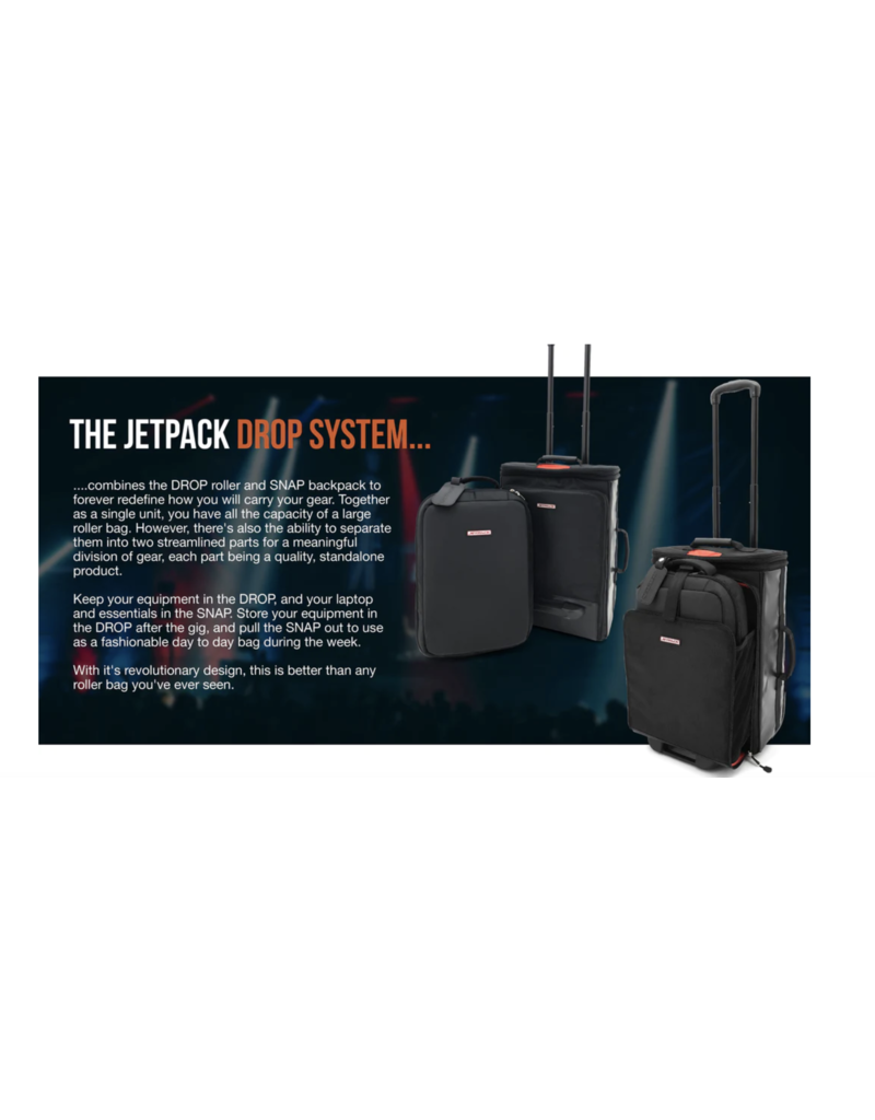 Jetpack JetPack DJ Drop System Includes Drop Roller Bag + Snap Backpack