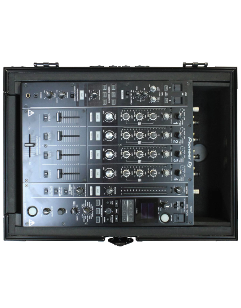 Odyssey Universal Flight Case for 12" DJ Mixer Extra Deep for Cords Black/Black (FZ12MIXXDBL)