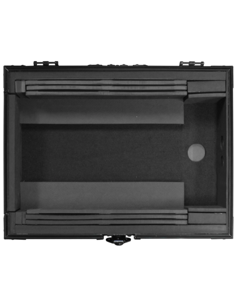Odyssey Universal Flight Case for 12" DJ Mixer Extra Deep for Cords Black/Black (FZ12MIXXDBL)