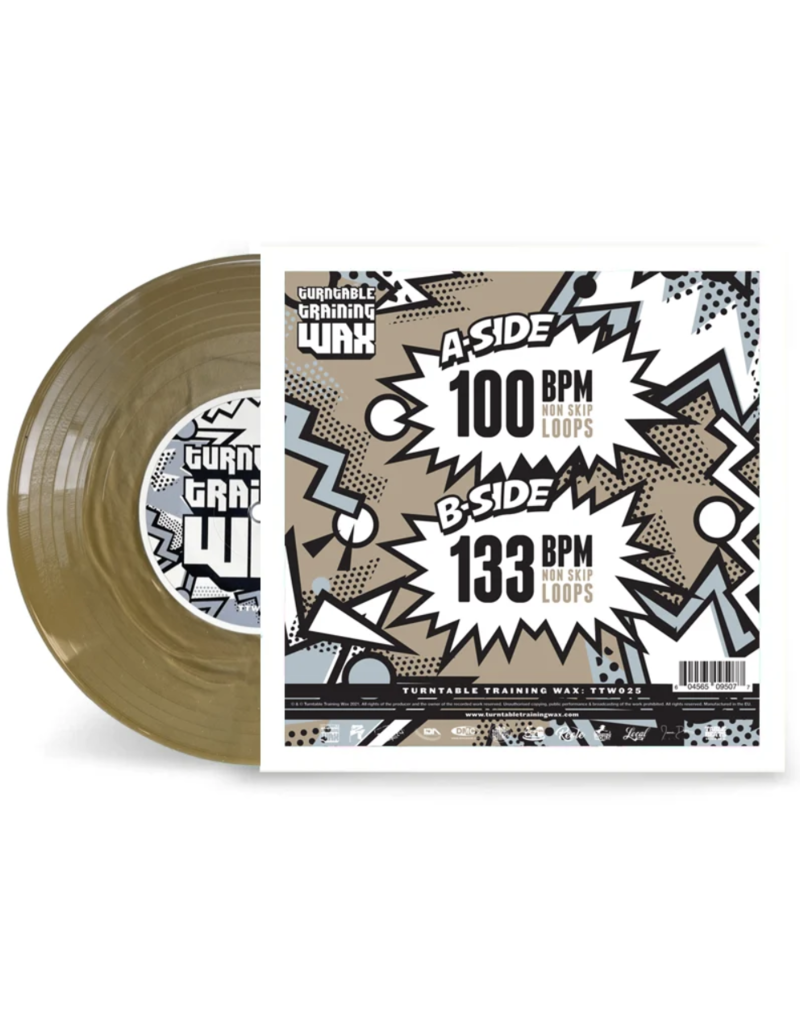 Turntable Training Wax Ritchie Ruftone Practice Yo! Cuts Vol. 10 ::: 7" GOLD Scratch Record