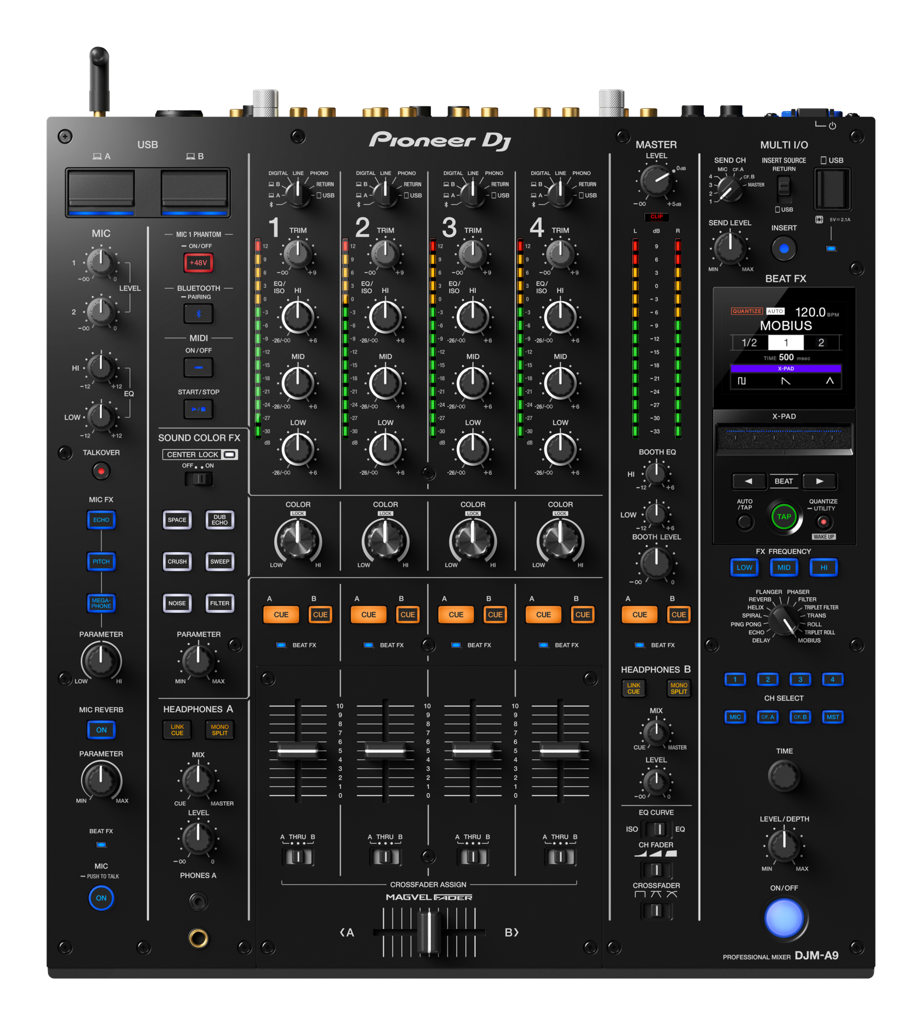 DJ機材 Pioneer DJ  DJM-2000 mixer DJM-2000 (archived) 4-channel remix effects controller mixer
