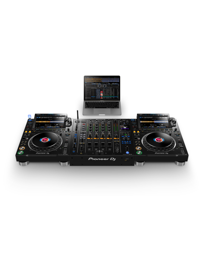 DJM-A9: 4 channel Digital DJ Mixer with Analog and Digital I/O, 7 Sound Color FX, 14 Beat FX, 3-band Switchable Iso EQs, 3 Mic FX,  Dual USB Connectivity, Bluetooth Enabled and ProDJ Link - Pioneer DJ